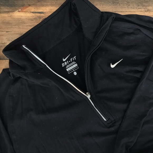 Nike Tops - nike 3/4 zip dri-fit pullover - size l